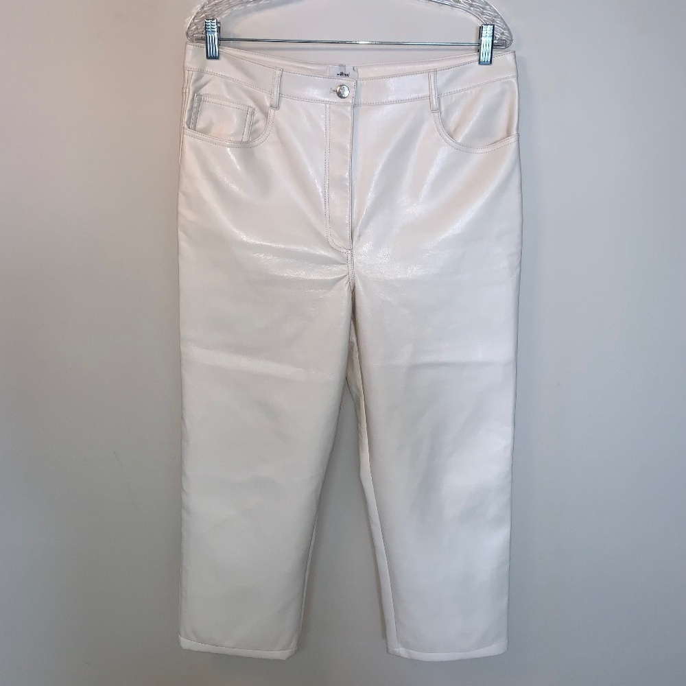 Wilfred The Melina Pant High-waisted Vegan Leather pants 14 - Picture 4 of 13